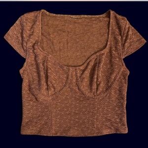 Women’s Lace Crop Top (Wild Fable)